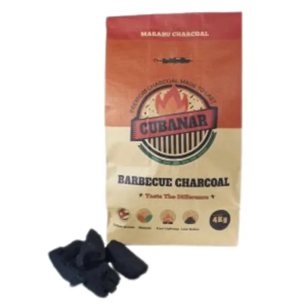 Bag of Cubanar Barbecue Charcoal and Charcoal Pieces