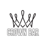 Al Fakher Crown Bar logo featuring a stylized black crown design above the text "CROWN BAR" in bold, capital letters, set against a white background.