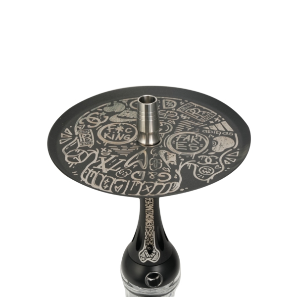 Alpha Hookah Top Plate with Engravings