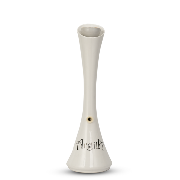 Full Ceramic Argila Shisha without hose, showing sleek white design