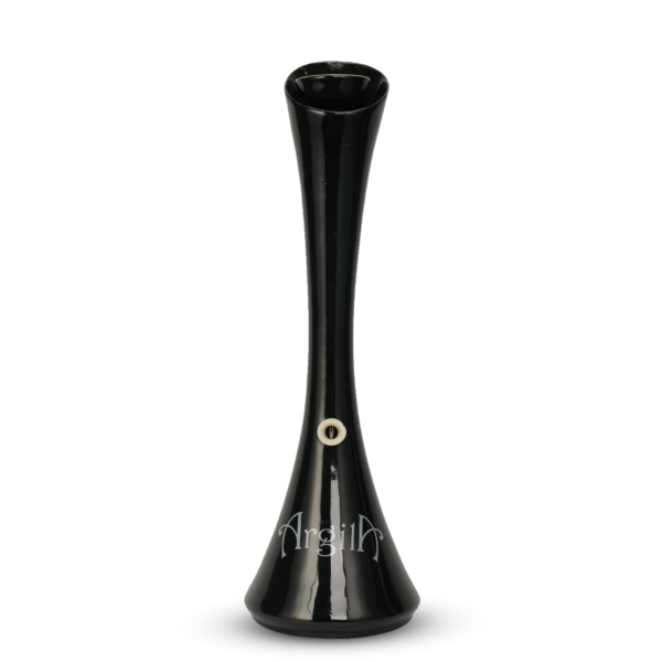 Full Ceramic Argila Shisha without hose, showing sleek black design