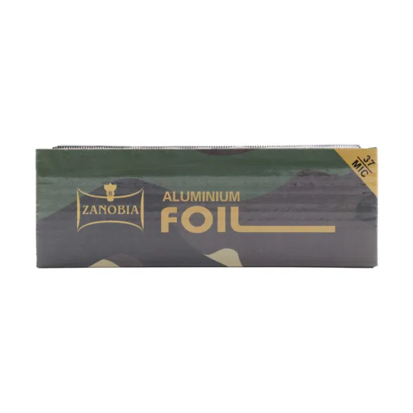 Front view of Zanobia Army Shisha Foil Roll in its camouflage-themed packaging.